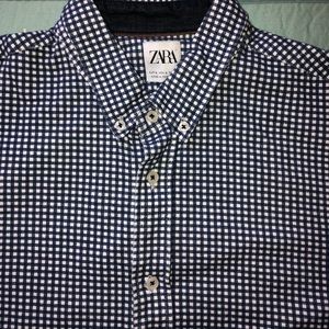 Zara men’s large short sleeve button down.